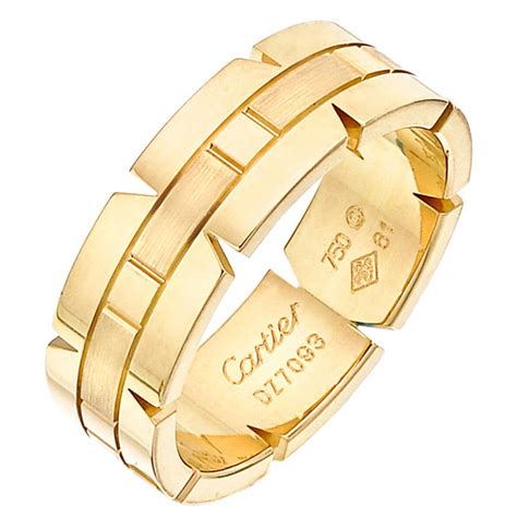 cartier mens ring|cartier men's tank ring.